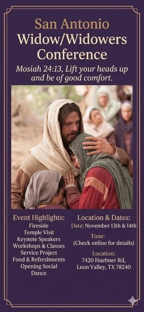 San Antonio Widow/Widowers Conference flier